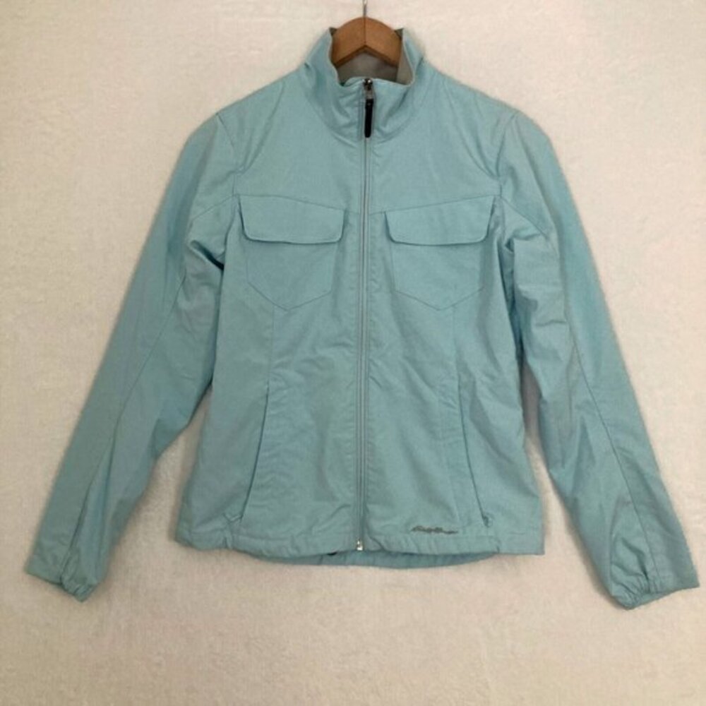 Eddie Bauer Travex Jacket Womens Size‎ S Performance Full Zip Mock Neck Outdoor